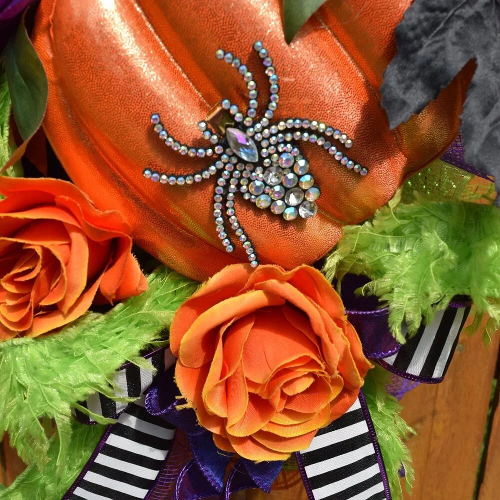 Halloween Wreath, Halloween Door Wreath, Halloween Front Door Wreath, Fall Decor